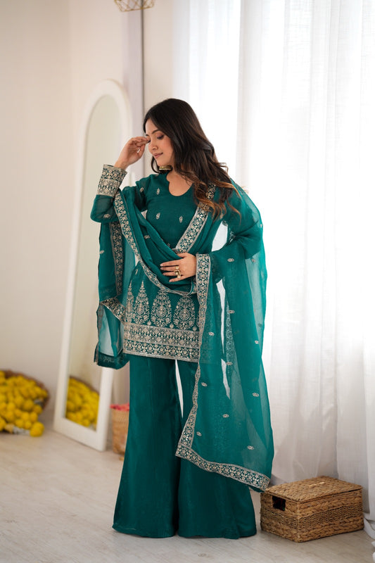 Priya's New Bell Bottom Pants Suit Set
