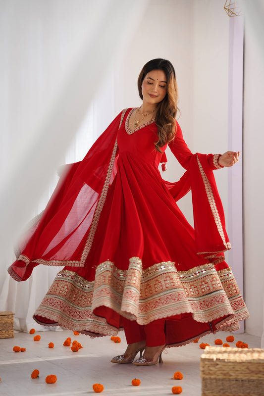 Janvi's New Anarkali Suit Set