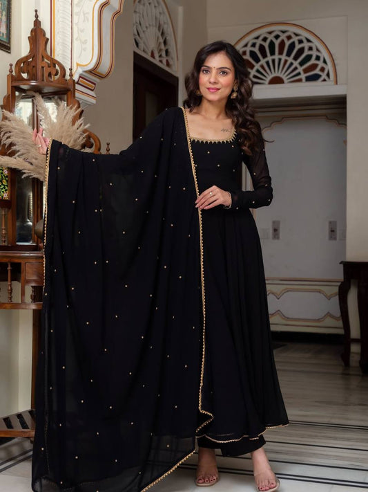 Rubi's New Black Color Suit Set.