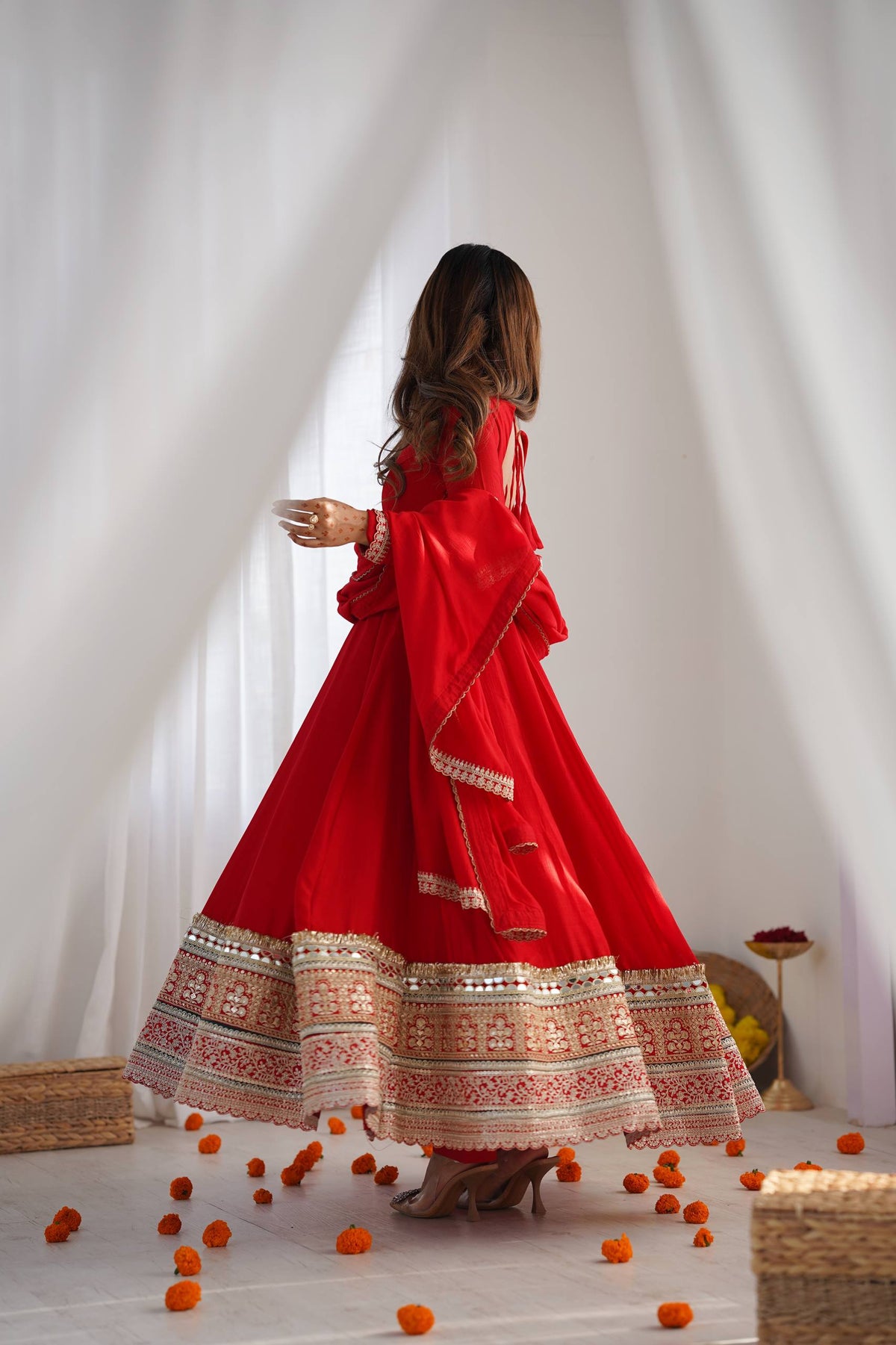Janvi's New Anarkali Suit Set