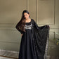 Riddhu's New Black Anarkali Suit Set