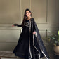 Riddhu's New Black Anarkali Suit Set