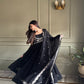 Riddhu's New Black Anarkali Suit Set