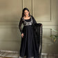 Riddhu's New Black Anarkali Suit Set