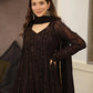 Riva's New Black Anarkali Suit Set