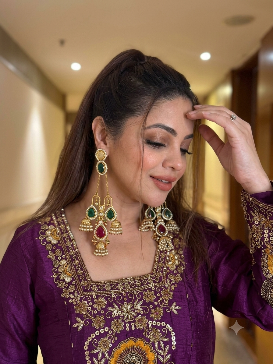 Jiya's New Anarkali Suit Set .