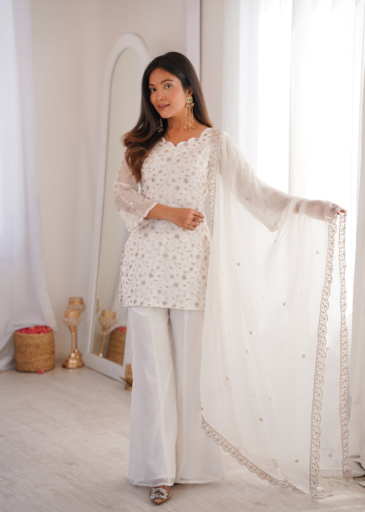 Pari's New Suit Set with Bell Bottom Pant