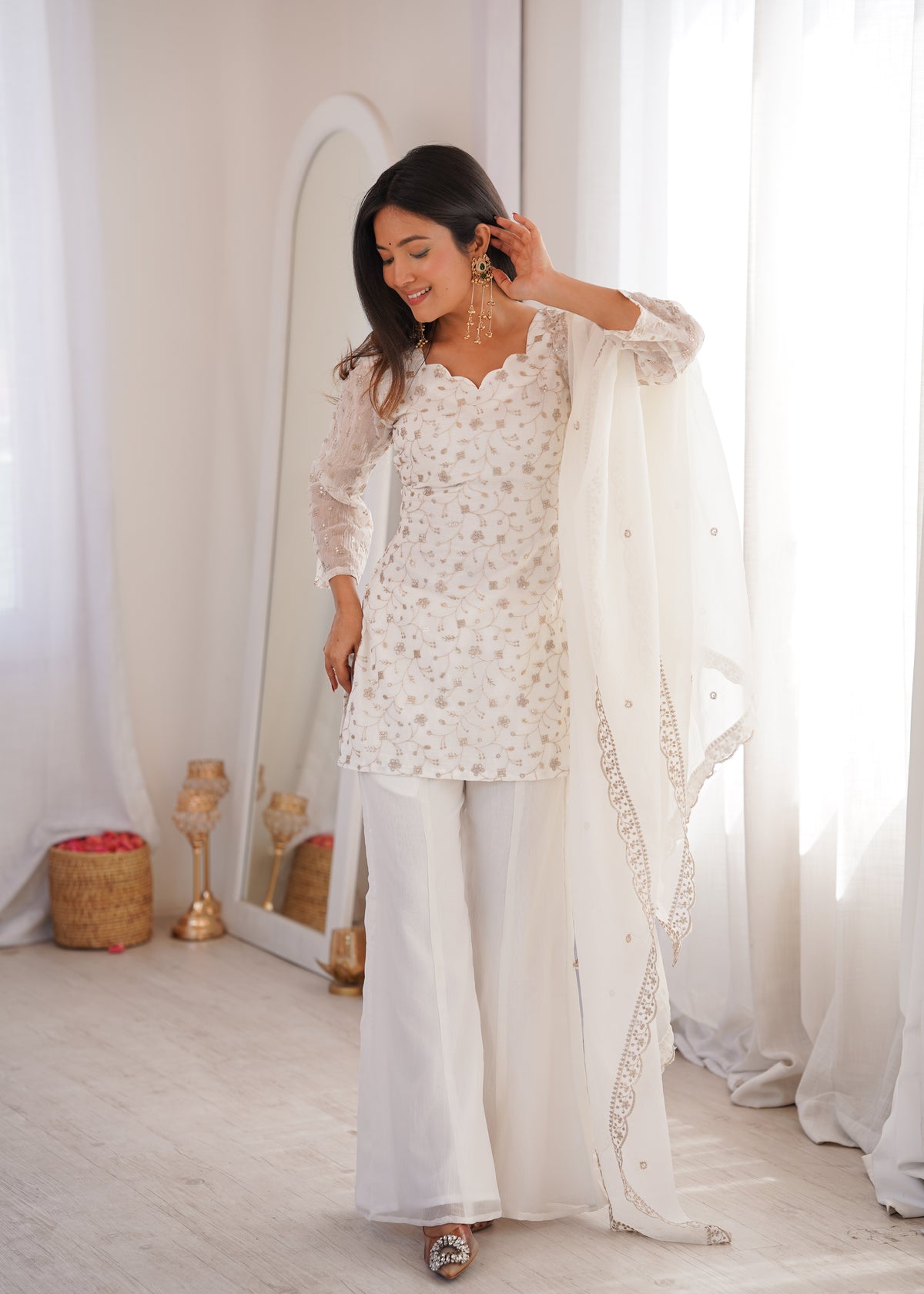 Pari's New Suit Set with Bell Bottom Pant