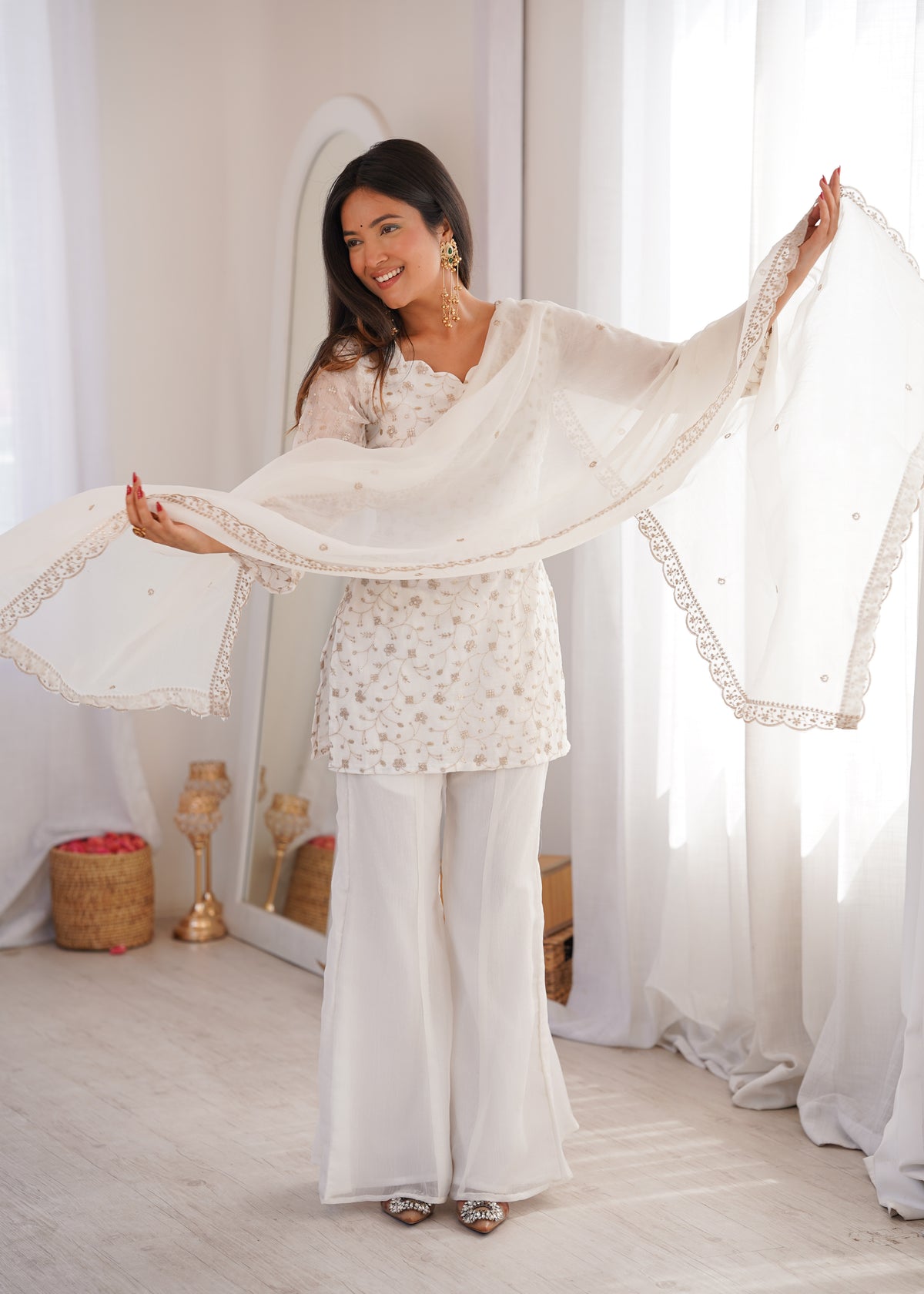 Pari's New Suit Set with Bell Bottom Pant