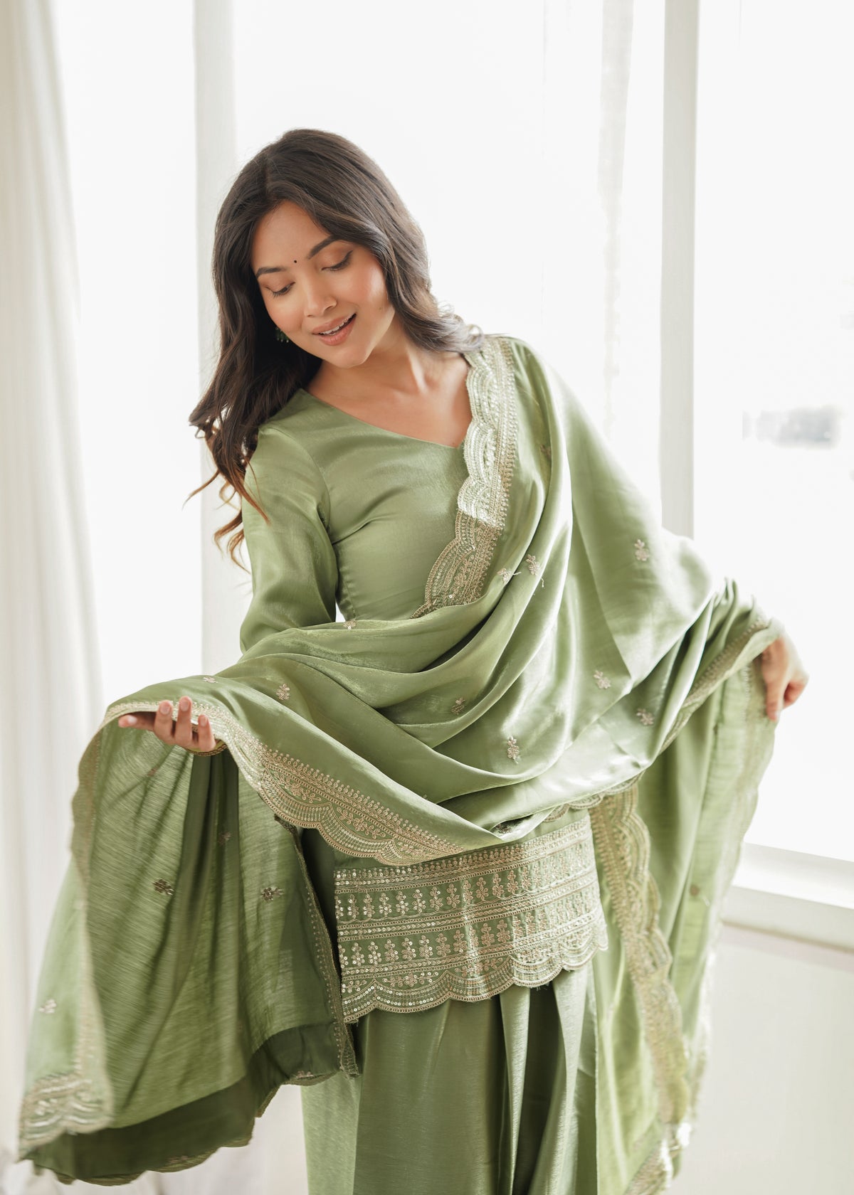 Kiyara's New Anarkali Kurti Set