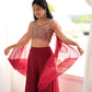 Siyara's New Crop top Suit Set