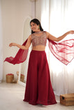 Siyara's New Crop top Suit Set