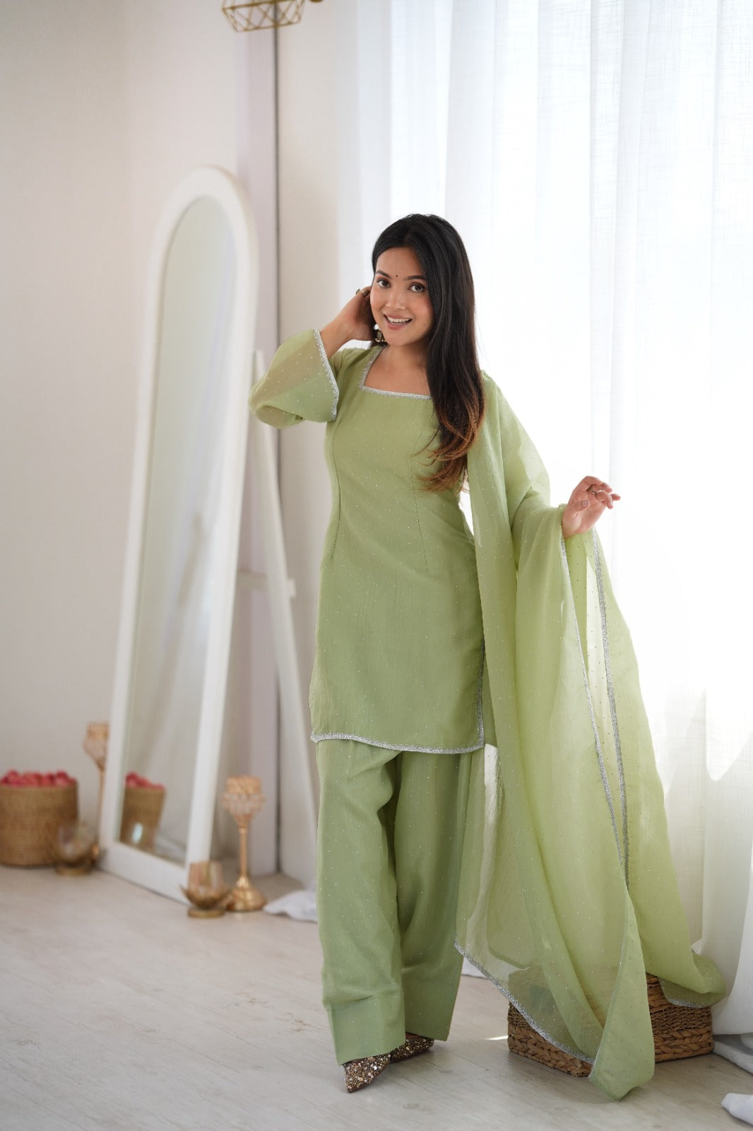 Rani's New Swarovski Work Salwar Suit Set
