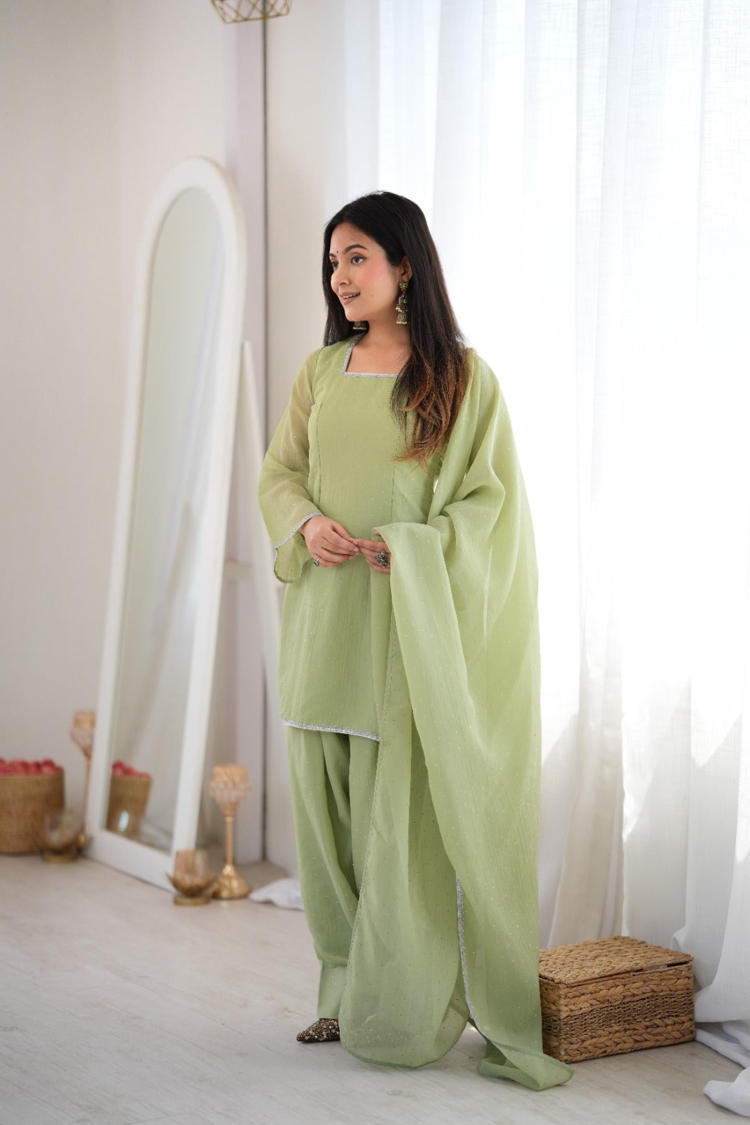 Rani's New Swarovski Work Salwar Suit Set