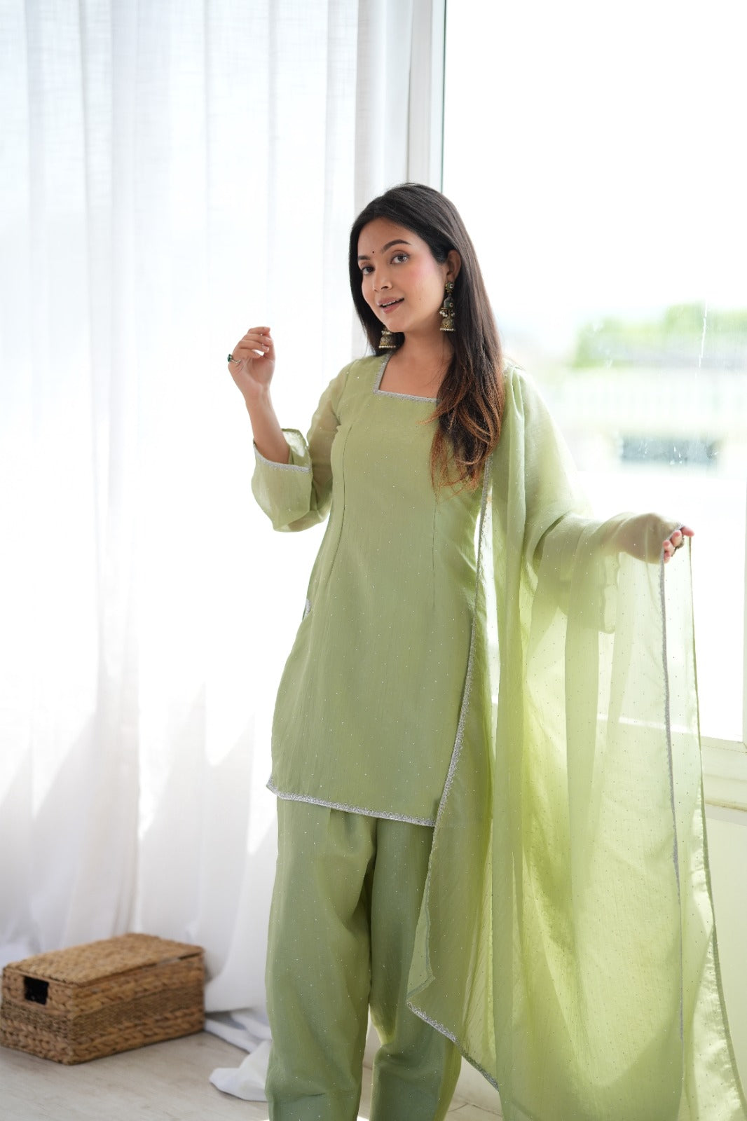 Rani's New Swarovski Work Salwar Suit Set