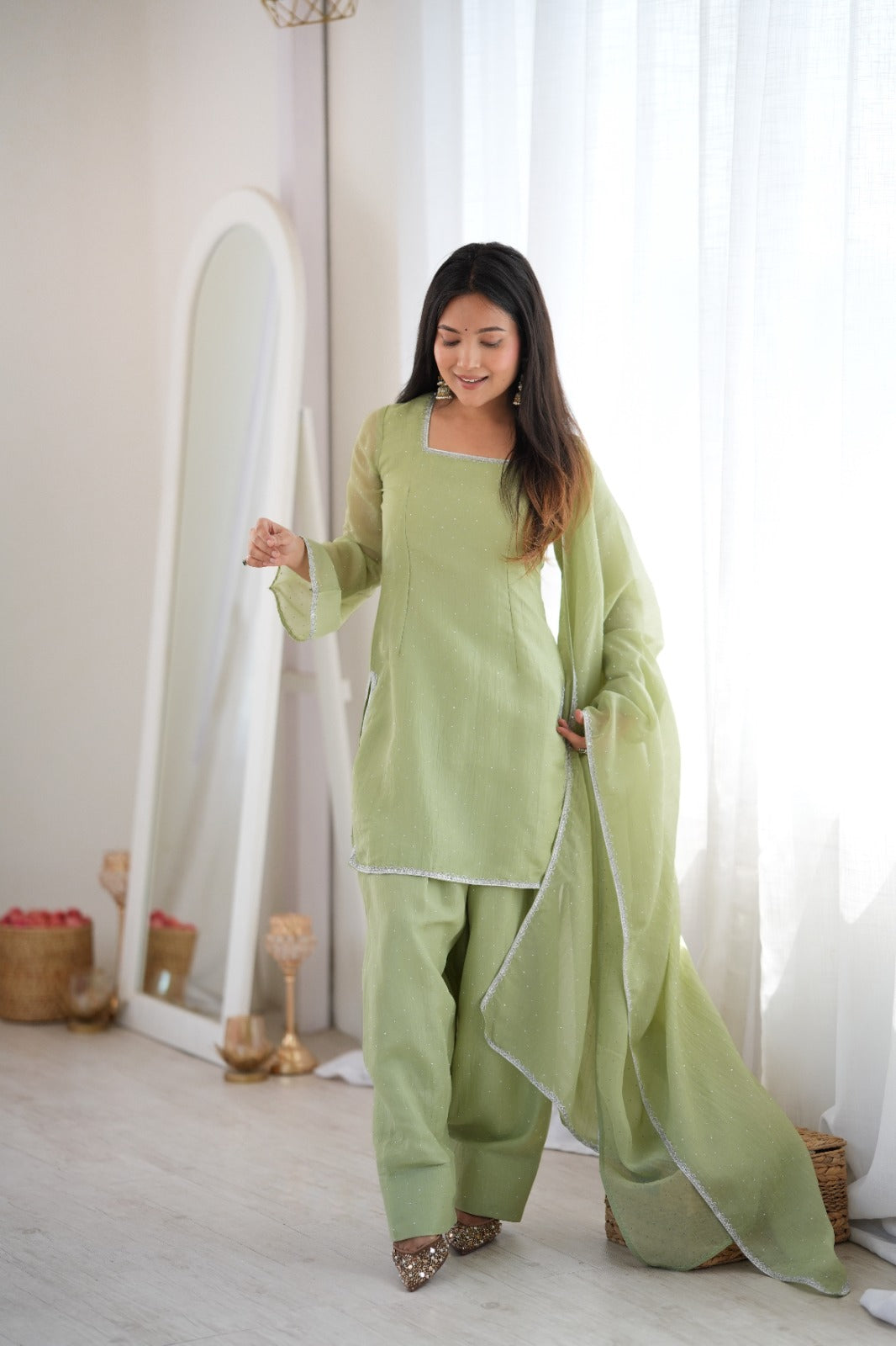 Rani's New Swarovski Work Salwar Suit Set