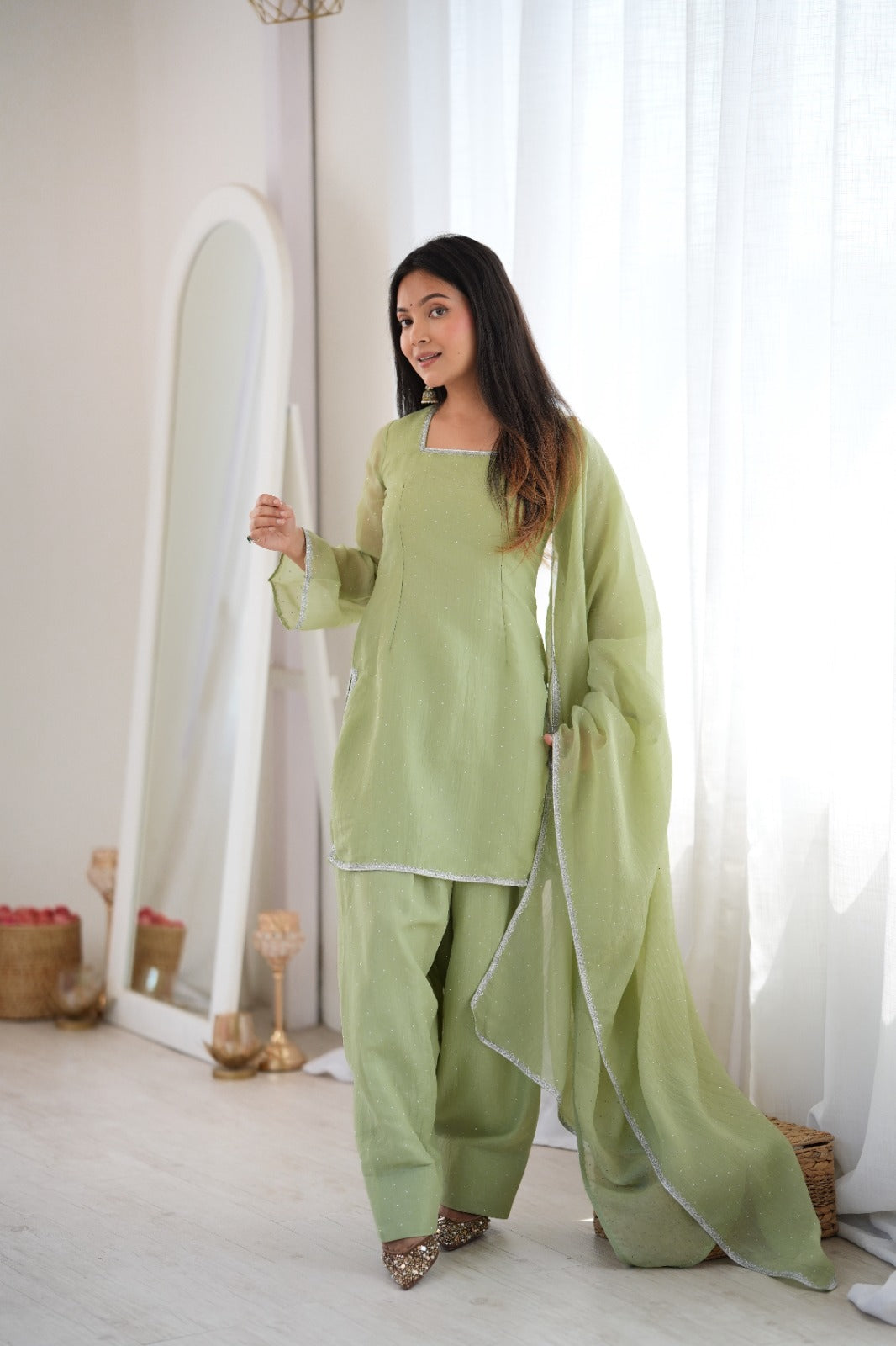 Rani's New Swarovski Work Salwar Suit Set