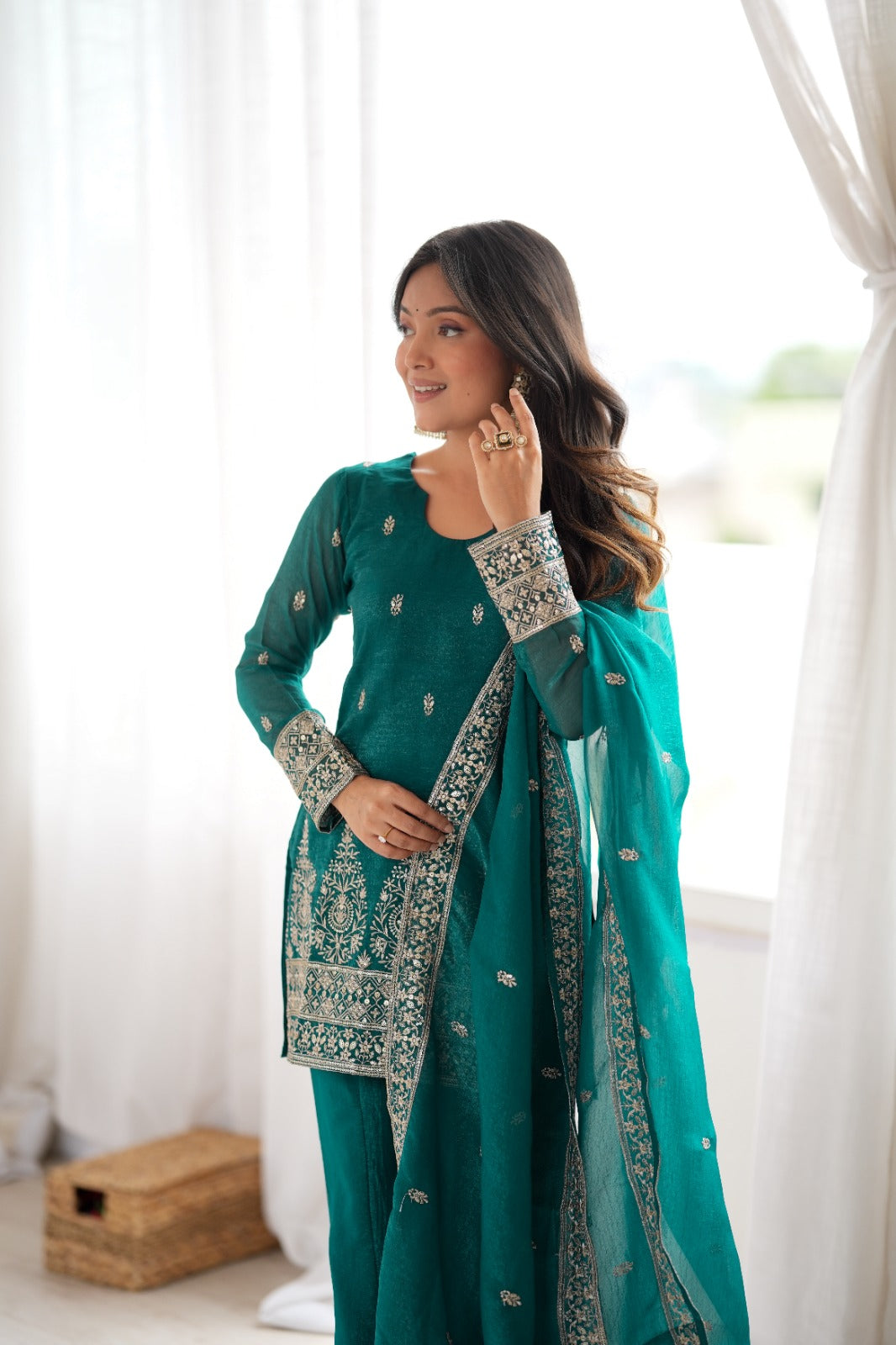 Priya's New Bell Bottom Pants Suit Set