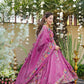 Dimpy's New Embroidery Design Anarkali Suit Set.