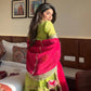 Jinu's Heavy Sequins & multi Zari Thread Embroidered work Set.