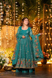 Dimpy's New Embroidery Design Anarkali Suit Set.