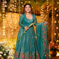 Niyu's New Raymond Anarkali Suit Set.