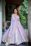 Janvi's New  Luxury Anarkali Suit Set.