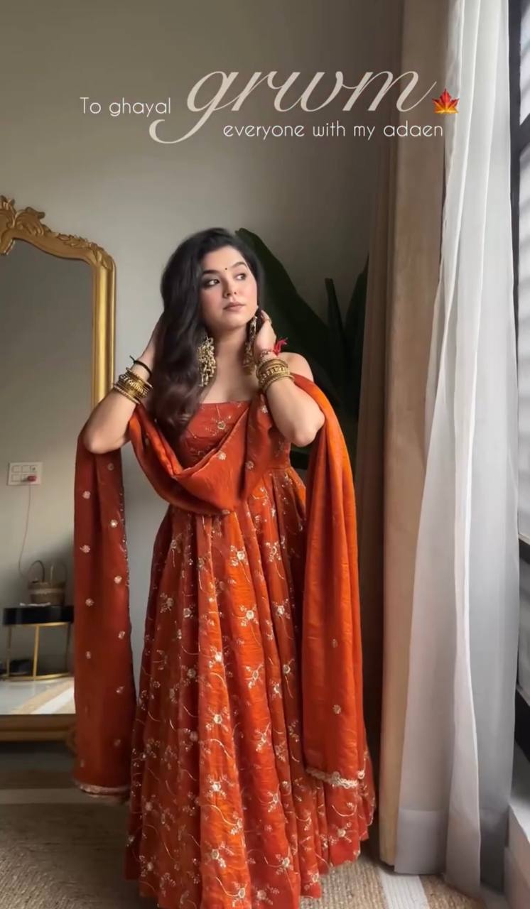 Siyara's Premium Anarkali Suit Set.