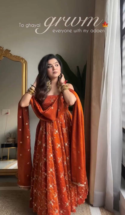 Siyara's Premium Anarkali Suit Set.