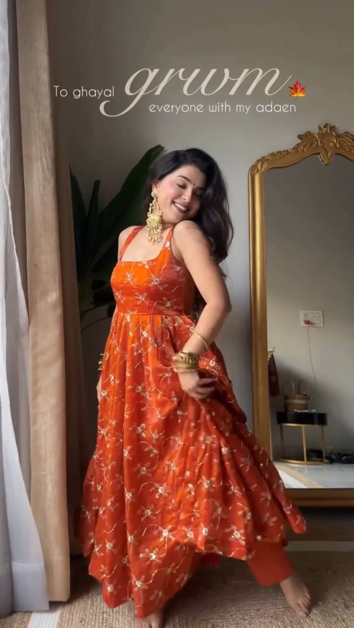 Siyara's Premium Anarkali Suit Set.
