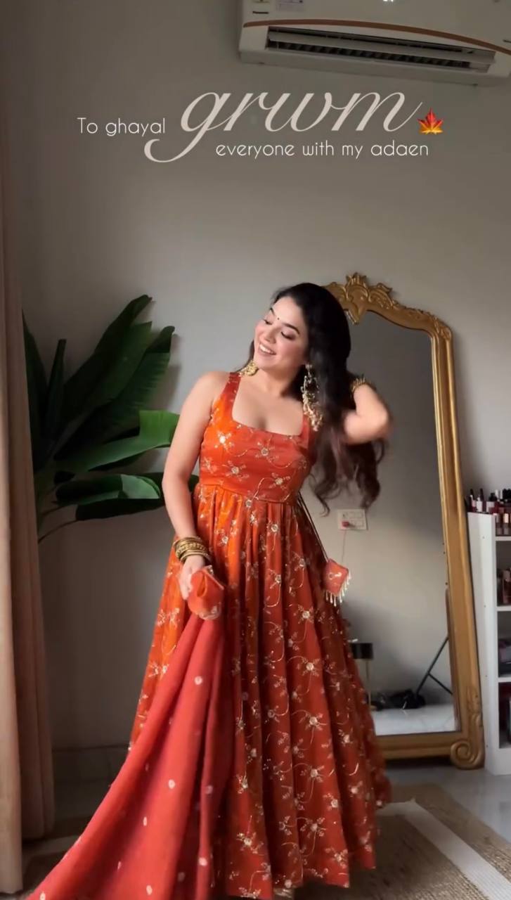 Siyara's Premium Anarkali Suit Set.