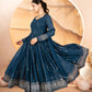 Siya's New Embroidery Anarkali Suit Set.