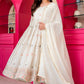 Jiya's New Thread-Sequins Embroidery Suit Set