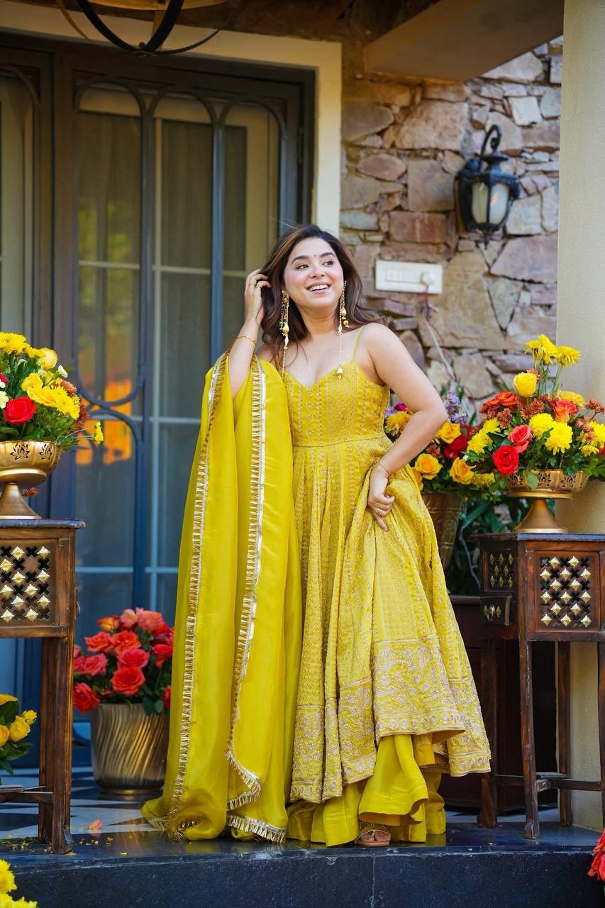 Sita's New Readymade Anarkali Suit Set.
