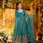 Niyu's New Raymond Anarkali Suit Set.