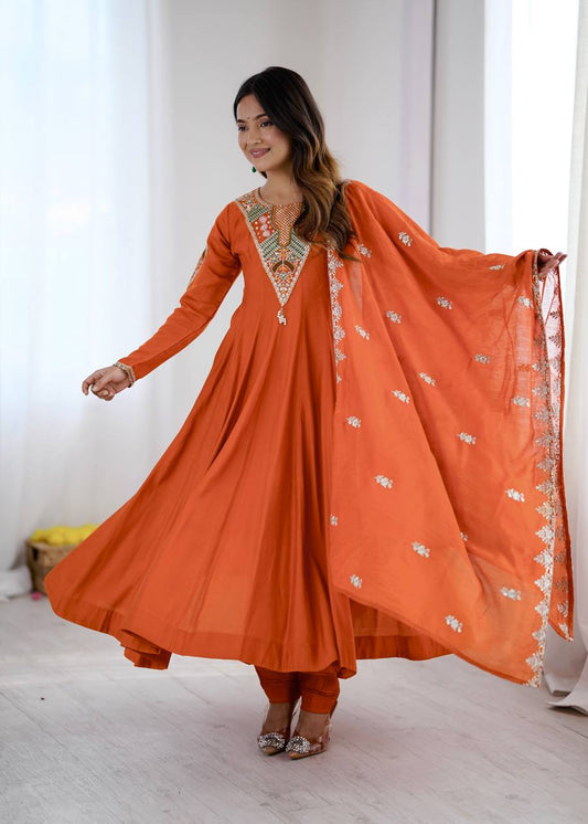 Meera's New Premium Anarkali Suit Set