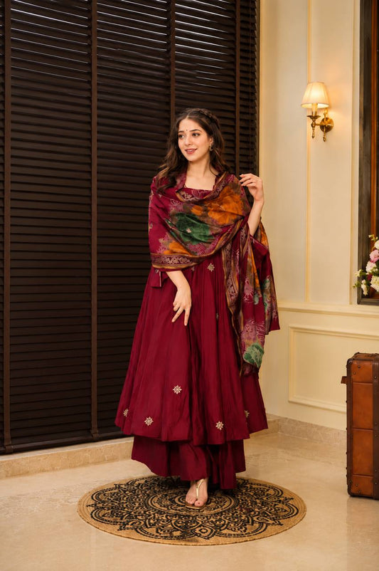 Siyara's New Arrival Anarkali Suit Set