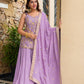 Jiya's New Baby Pink Sarara Suit Set.