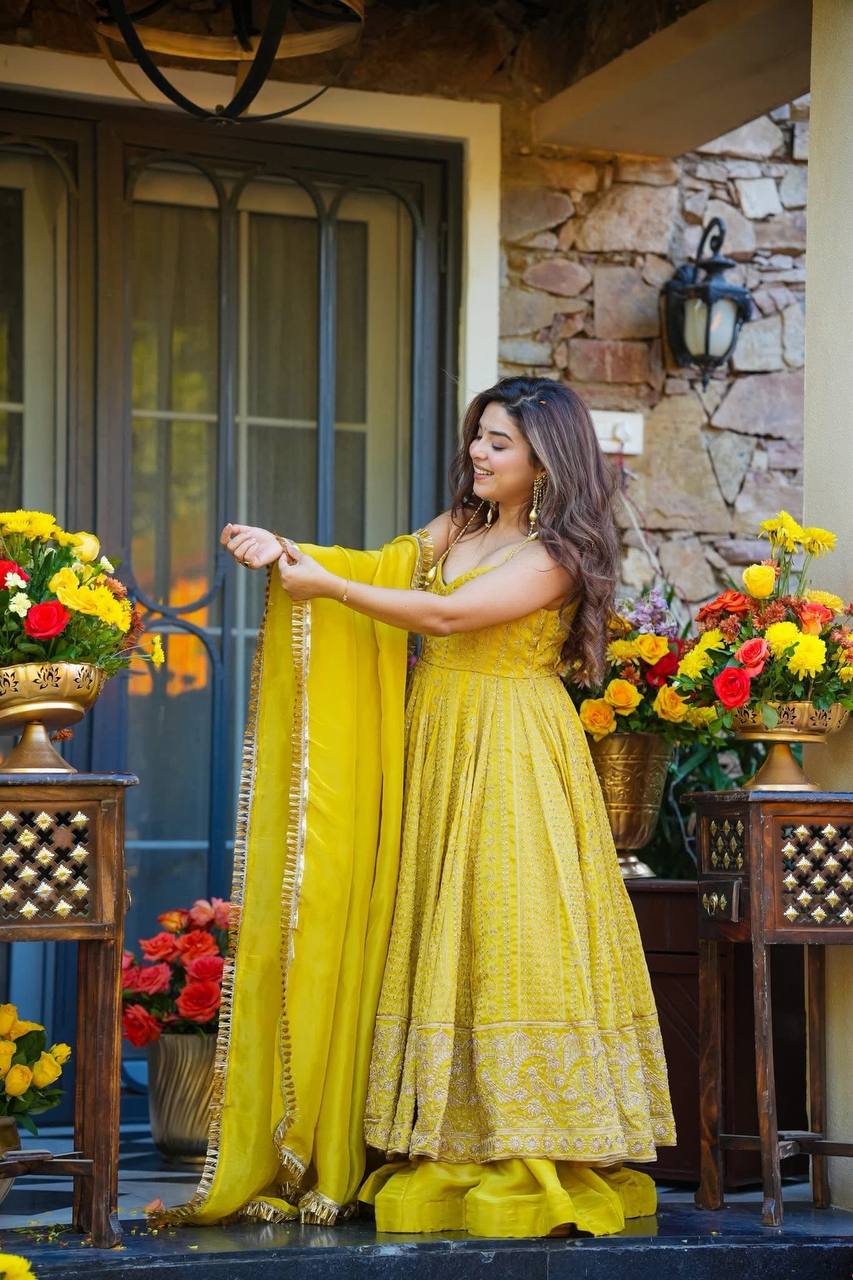 Sita's New Readymade Anarkali Suit Set.