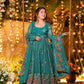 Niyu's New Raymond Anarkali Suit Set.