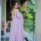 Janvi's New  Luxury Anarkali Suit Set.