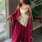 Siyara's New Blooming With Zari Embroidered Lass Work Suit Set.