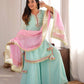 Jinu's Heavy Sequins & multi Zari Thread Embroidered work Set.