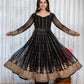 Ruhi's Black Anarkali Suit Set.