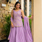 Jiya's New Baby Pink Sarara Suit Set.