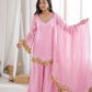 Ruhana's New Doremon Crush With Real Mirror work Suit Set