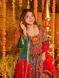 Niya's New Creap With Original Embroidery Anarkali Suit Set