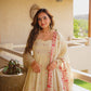 Diya's New Silk With Embroidery Suit Set.