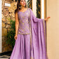 Jiya's New Baby Pink Sarara Suit Set.