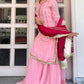 Siyara's Premium Zari Thread Embroidered Sarara Set.